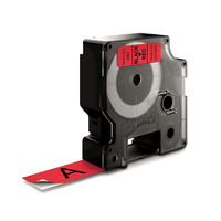 Miniatura 1 de CINTA ROTULADORA D1 19MMX7M NEGRO/ROJO DYMO S0720870