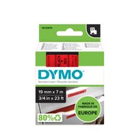 Miniatura 3 de CINTA ROTULADORA D1 19MMX7M NEGRO/ROJO DYMO S0720870