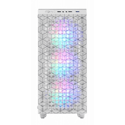 CAJA ATX SEMITORRE GAMING MARS GAMING MCMAGW BLANCAFRONTAL DOBLE REJILLA MAGNETICA LATERAL CRISTAL TEMPLADO 3x120mm RGB DOBLE CAMARA