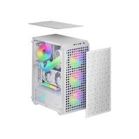 Miniatura 3 de CAJA ATX SEMITORRE GAMING MARS GAMING MCMAGW BLANCAFRONTAL DOBLE REJILLA MAGNETICA LATERAL CRISTAL TEMPLADO 3x120mm RGB DOBLE CAMARA