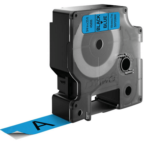 CINTA ROTULADORA D1 19MMX7M NEGRO/AZUL DYMO S0720860 - Imagen 1 de 1 CINTA ROTULADORA D1 19MMX7M NEGRO/AZUL DYMO S0720860 - Imagen 1 de 1