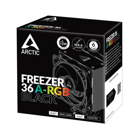 REFRIGERADOR CPU ARCTIC FREEZER 36 A-RGB NEGRO - Imagen 10 de 10 REFRIGERADOR CPU ARCTIC FREEZER 36 A-RGB NEGRO - Imagen 10 de 10
