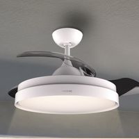 Miniatura 5 de VENTILADOR DE TECHO CECOTEC AERO 4280 INVISIBLE WHITE | ASPAS RETRÁCTILES, LUZ LED, MANDO Y FUNCIÓN INVIERNO/VERANO