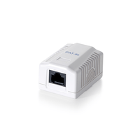 Miniatura 1 de ROSETA DE SUPERFICIE CATEGORIA 6 1 HEMBRA RJ45