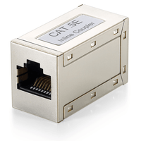 Miniatura 1 de ADAPTADOR RJ45 CAT.5e APANTALLADO HEMBRA - HEMBRA