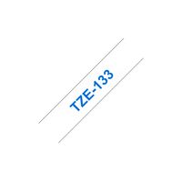 Miniatura 3 de TZE-133 LAMINATED TAPE 12MM 8M BLUE ON CLE AR