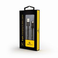 Miniatura 3 de CABLE DE CARGA Y DATOS GEMBIRD DE 8 PINES, 1 M, NEGRO