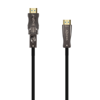 Miniatura 1 de AISENS Cable Hdmi V2 1 AOC Desmontable Ultra Alta Velocidad   Hec 8K 60Hz 4K 120Hz 4 4 4 48Gbps  A M D A M  Negro  20M