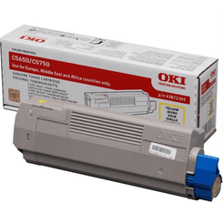 OKI C5650/C5750 Toner Amarillo 2k