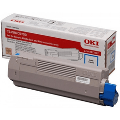 OKI C5650/C5750 Toner Cian 2k