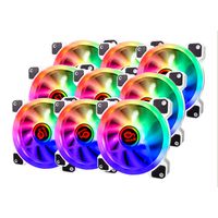 Miniatura 3 de TALIUS IRIS SPECTRUM ARGB/CRONOS PACK 9 VENTILADORES 120MM + CENTRALITA COLOR BLANCO