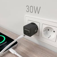 Miniatura 6 de AISENS - CARGADOR GaN 30W, 1xUSB-C PD3.0 QC4.0, NEGRO