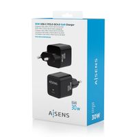 Miniatura 7 de AISENS - CARGADOR GaN 30W, 1xUSB-C PD3.0 QC4.0, NEGRO