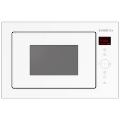 HORNO MICROONDAS INTEGRABLE INFINITON IMW-WGL52 25 LITROS CON GRILL BLANCO