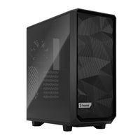 Miniatura 2 de CAJA FRACTAL DESIGN MESHIFY 2 COMPACT CRISTAL TEMPLADO - NEGRO