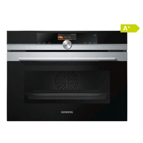 HORNO COMPACTO SIEMENS CS636GBS2 CON VAPOR CRISTAL NEGRO - Imagen 1 de 2 HORNO COMPACTO SIEMENS CS636GBS2 CON VAPOR CRISTAL NEGRO - Imagen 1 de 2