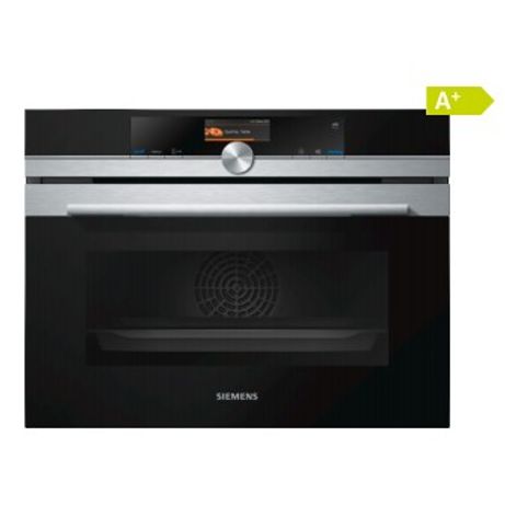 HORNO COMPACTO SIEMENS CS636GBS2 CON VAPOR CRISTAL NEGRO - Imagen 2 de 2 HORNO COMPACTO SIEMENS CS636GBS2 CON VAPOR CRISTAL NEGRO - Imagen 2 de 2