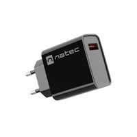 Miniatura 4 de CARGADOR NATEC RIBERA 18W 1XUSB-A QC3.0 NEGRO