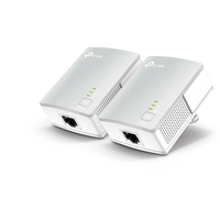 Miniatura 1 de HOMEPLUG TP-LINK POWERLINE 500MB PA4010KIT 1P ETHERNET KIT DE 2 UNIDADES SOPORTA MULTIPLES IPTV STREAMS