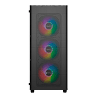 Miniatura 1 de Caja UNYKA  Caja ATX Gaming Mir 100 RGB Negro, Transparente