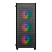 Miniatura 2 de Caja UNYKA  Caja ATX Gaming Mir 100 RGB Negro, Transparente
