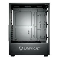 Miniatura 4 de Caja UNYKA  Caja ATX Gaming Mir 100 RGB Negro, Transparente