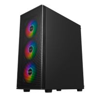 Miniatura 6 de Caja UNYKA  Caja ATX Gaming Mir 100 RGB Negro, Transparente