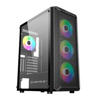 Miniatura 2 de Caja UNYKA  ATX Armor 3GEN USB Type C 3.1 RGB Negro