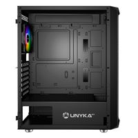 Miniatura 3 de Caja UNYKA  ATX Armor 3GEN USB Type C 3.1 RGB Negro