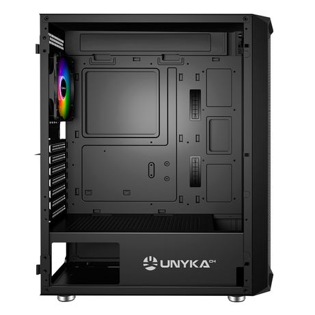 Caja UNYKA ATX Armor 3GEN USB Type C 3.1 RGB Negro - Imagen 3 de 7 Caja UNYKA ATX Armor 3GEN USB Type C 3.1 RGB Negro - Imagen 3 de 7