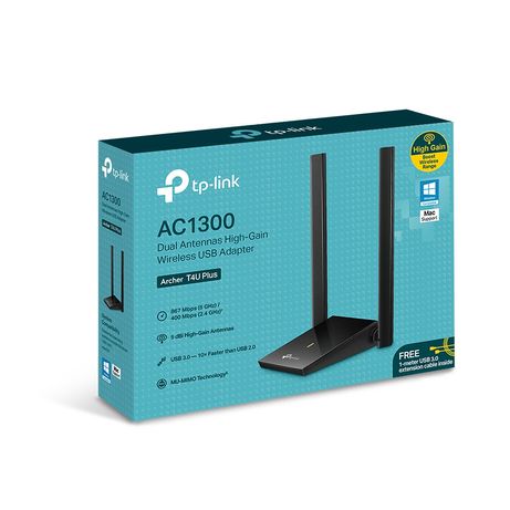 ADAPTADORES DE RED TP-LINK AC1300 DUAL ANTENAS USB ADAPTER - Imagen 8 de 8 ADAPTADORES DE RED TP-LINK AC1300 DUAL ANTENAS USB ADAPTER - Imagen 8 de 8