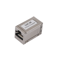 Miniatura 1 de ADAPTADOR RJ45 CAT.5e APANTALLADO HEMBRA - HEMBRA