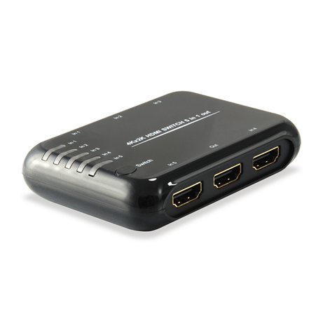 SWITCH HDMI EQUIP 5 ENTRADAS 1 SALIDA HDMI 1.4A 4K DTS-HD CON MANDO - Imagen 1 de 8 SWITCH HDMI EQUIP 5 ENTRADAS 1 SALIDA HDMI 1.4A 4K DTS-HD CON MANDO - Imagen 1 de 8