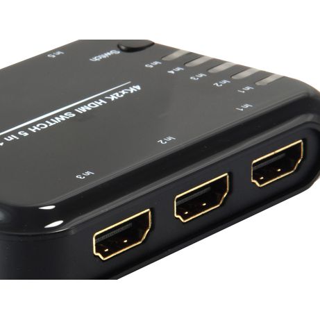 SWITCH HDMI EQUIP 5 ENTRADAS 1 SALIDA HDMI 1.4A 4K DTS-HD CON MANDO - Imagen 5 de 8 SWITCH HDMI EQUIP 5 ENTRADAS 1 SALIDA HDMI 1.4A 4K DTS-HD CON MANDO - Imagen 5 de 8