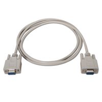 Miniatura 3 de CABLE AISENS SERIE NULL MODEM DB9/H-DB9/H BEIGE 1.8M