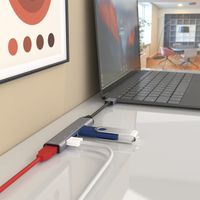 Miniatura 6 de AISENS Hub USB 3.0 Aluminio, Tipo A/M - 4x Tipo A/H, Gris, 10cm