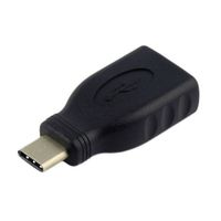 Miniatura 2 de Aisens Adaptador Usb 3.1 Gen1 5Gbps 3A Tipo Usb-C/M-A/H Negro