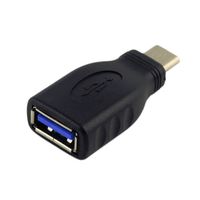 Miniatura 3 de Aisens Adaptador Usb 3.1 Gen1 5Gbps 3A Tipo Usb-C/M-A/H Negro