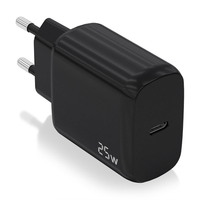 Miniatura 1 de CARGADOR AISENS USB-C PD3.0 1 PUERTO 1XUSB-C 25W NEGRO