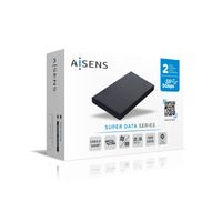 Miniatura 4 de CAJA 2.5 AISENS USB 3.1 COMPATIBLE CON DISCOS HASTA 9.5MM INCLUYE MINI DESTORNILLADOR ASE-2530B