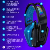 Miniatura 7 de G535 LIGHTSPEED Wireless-BK-EMEA-914