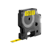 Miniatura 1 de CINTA ROTULADORA D1 9MMX7M NEGRO/AMARILLO DYMO S0720730