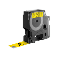 Miniatura 1 de CINTA ROTULADORA D1 19MMX7M NEGRO/AMARILLO DYMO S0720880