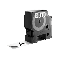CINTA ROTULADORA D1 24MMX7M NEGRO/BLANCO DYMO S0720930