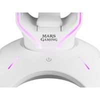 Miniatura 11 de Mars Gaming Soporte Auricular MHHPRO 3in1 Blanco