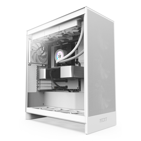 TORRE GAMING NZXT H7 FLOW (2024) | ATX | BLANCA - Imagen 1 de 7 TORRE GAMING NZXT H7 FLOW (2024) | ATX | BLANCA - Imagen 1 de 7