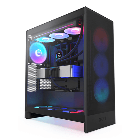TORRE GAMING NZXT H7 FLOW RGB (2024) | ATX | NEGRO - Imagen 1 de 7 TORRE GAMING NZXT H7 FLOW RGB (2024) | ATX | NEGRO - Imagen 1 de 7