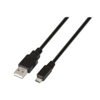 Miniatura 1 de Aisens - Cable Usb 2.0 Tipo A/M-Micro B/M Negro 1.8M