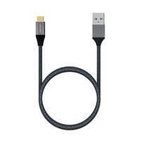 Miniatura 4 de AISENS Cable USB 3.1 Gen2 Aluminio 10Gbps 3A, Tipo USB-C/M-A/M, Gris, 1.5M
