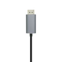 Miniatura 3 de AISENS Cable displayport macho a usb tipo-c macho 1.8m aluminio negro